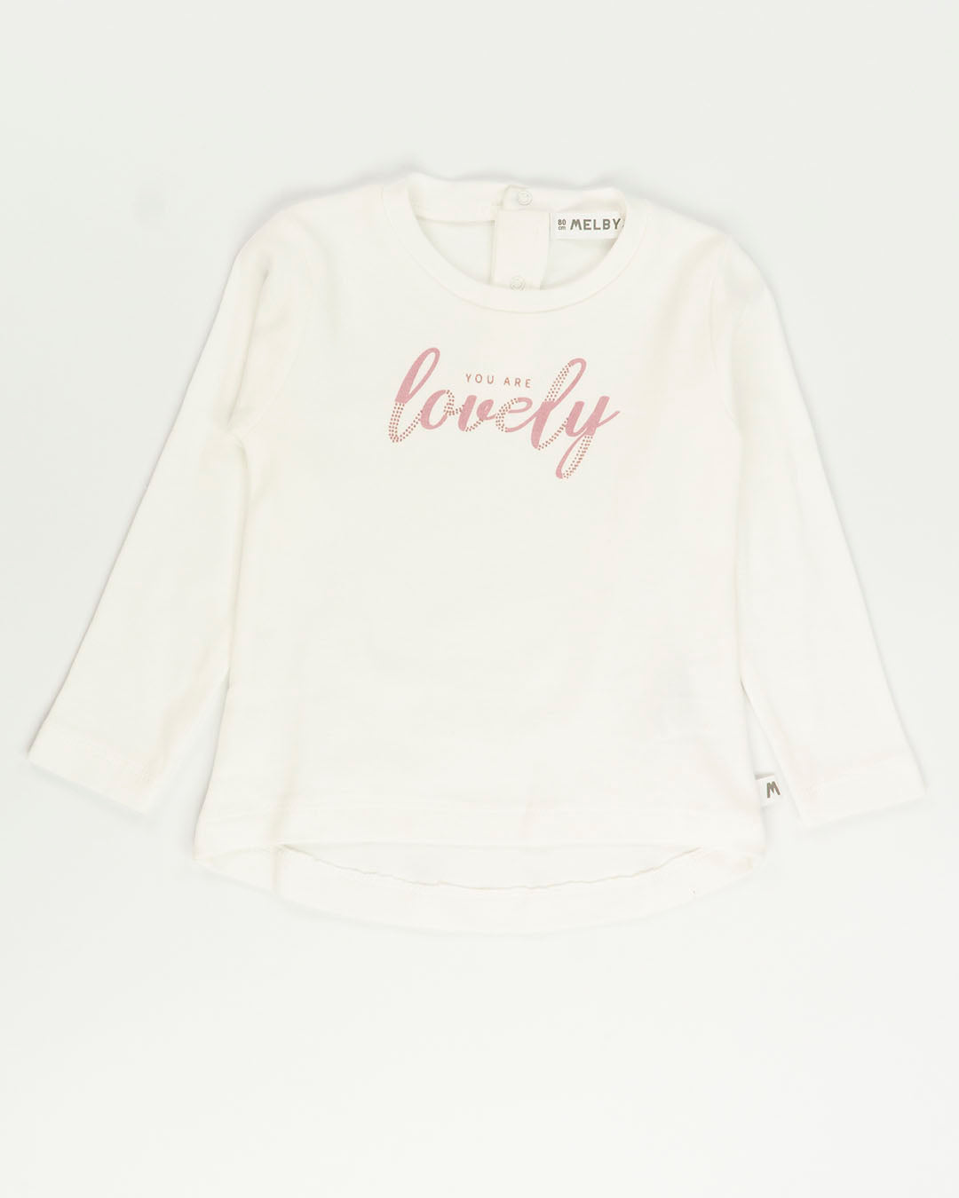 Completo 3 pz. felpato con cuoricini MELBY