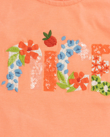 T-Shirt manica corta applicazioni