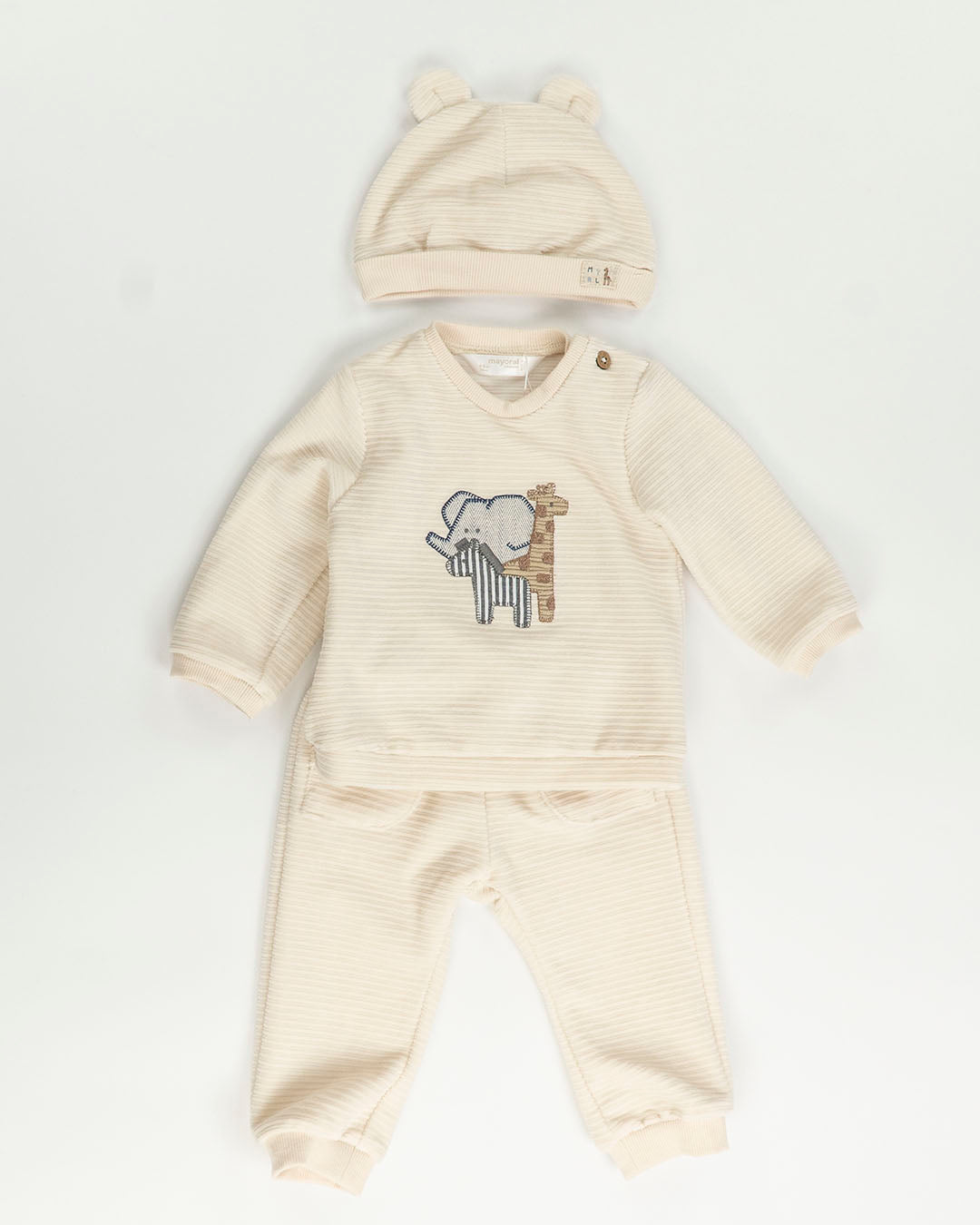 Completo 3 pz. in ciniglia con berretto MAYORAL