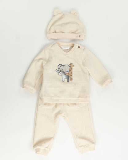 Completo 3 pz. in ciniglia con berretto MAYORAL