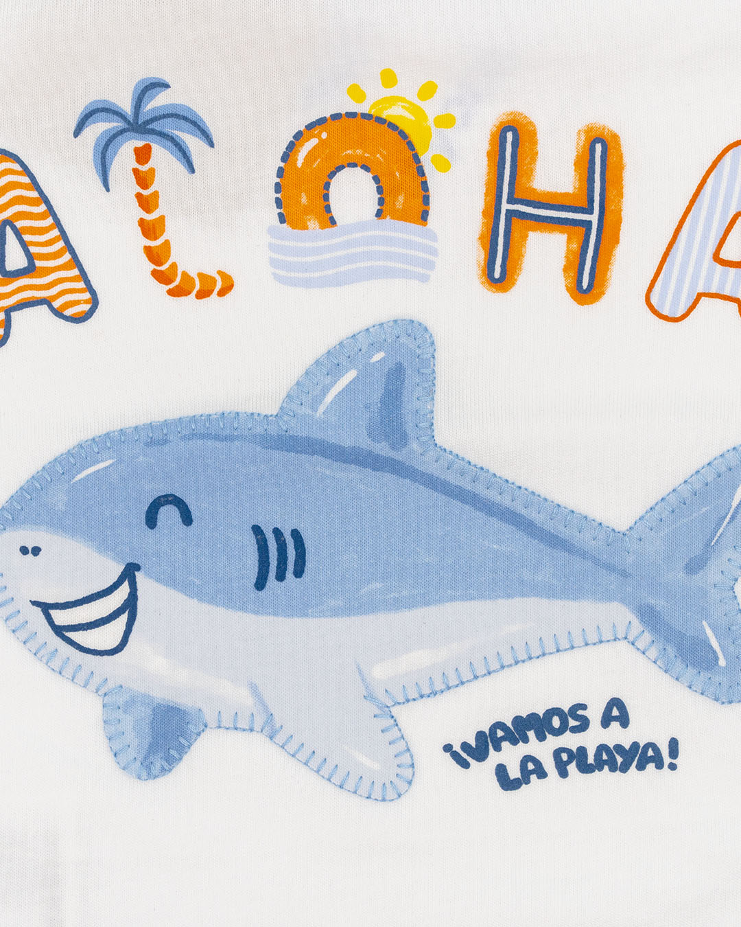 T-shirt manica corta con balena ricamata MAYORAL