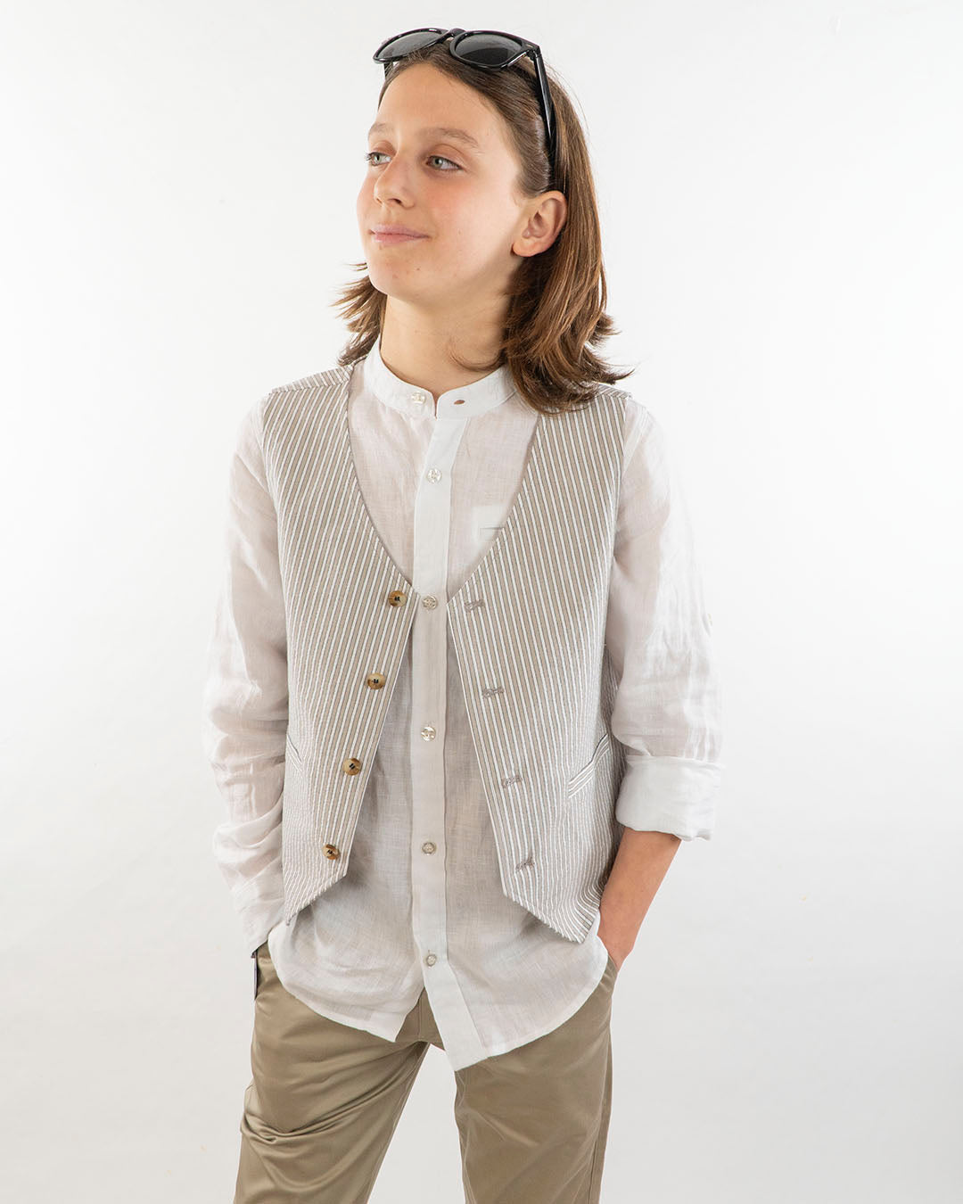 Gilet rigato