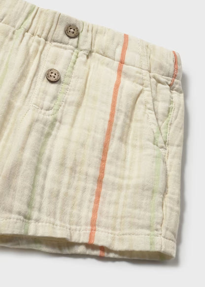 Bermuda in cotone a righe art.1216-56 MAYORAL