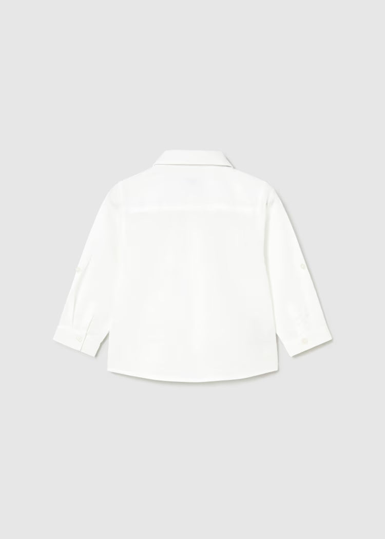 Camicia manica lunga in misto lino MAYORAL