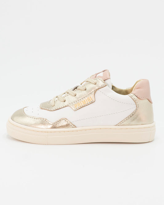 Scarpa in pelle con inserti dorati PRIMIGI
