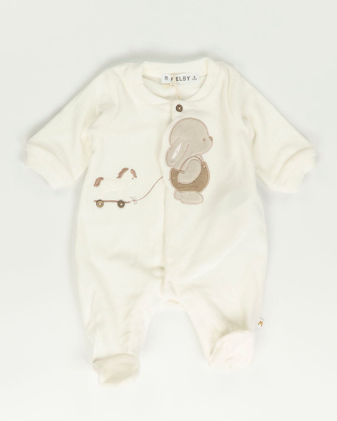 Tutina in ciniglia con cavallino MELBY