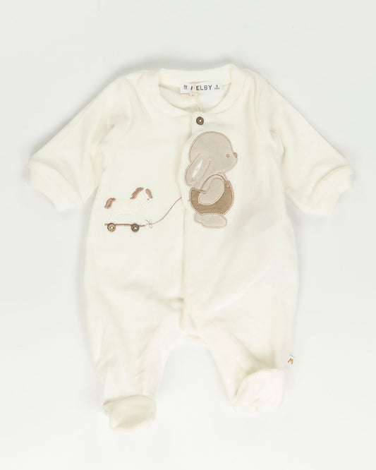 Tutina in ciniglia con cavallino MELBY