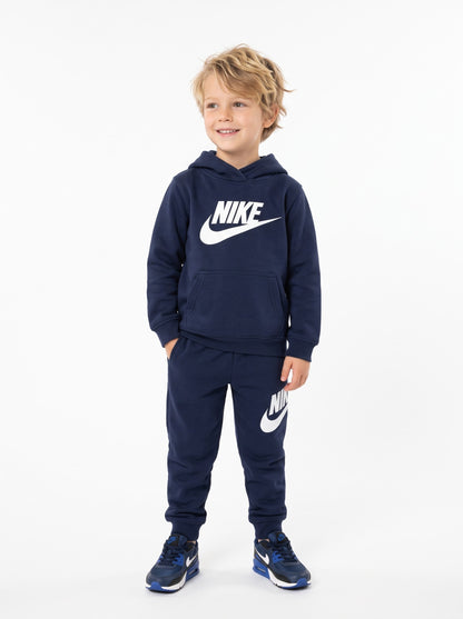 Tuta felpata scritta argento art.86L135-UT4 NIKE