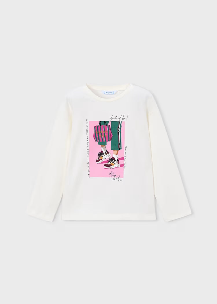 T-shirt con stampa fashion art.4.031-094 MAYORAL