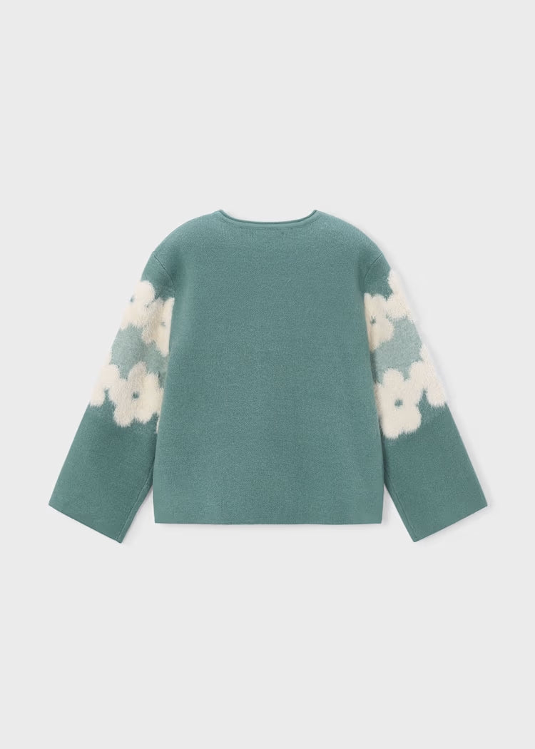 Maglione con fiori in pelo art.4.317-042 MAYORAL
