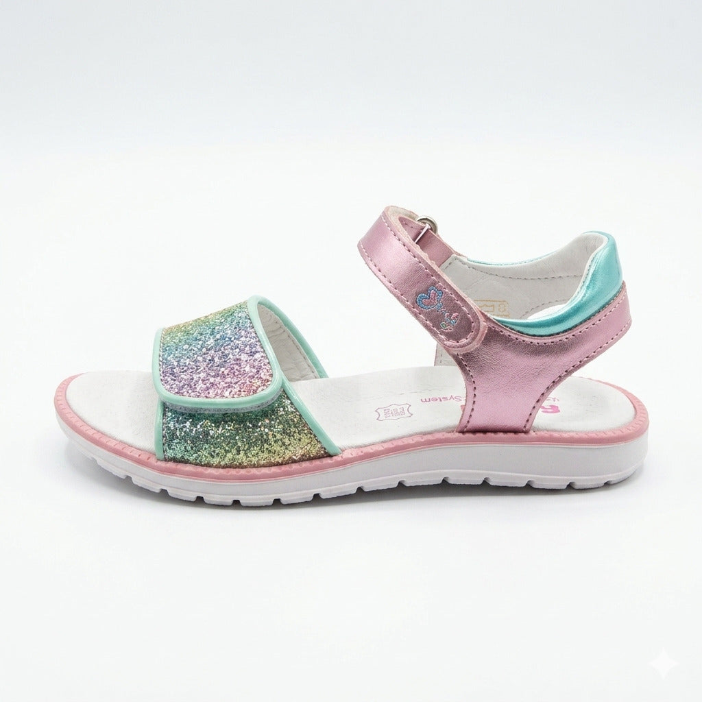 Sandali glitterati in pelle art.1385199 PRIMIGI