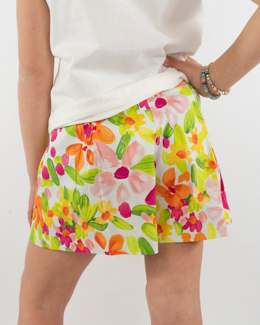 Gonna pantalone in satin