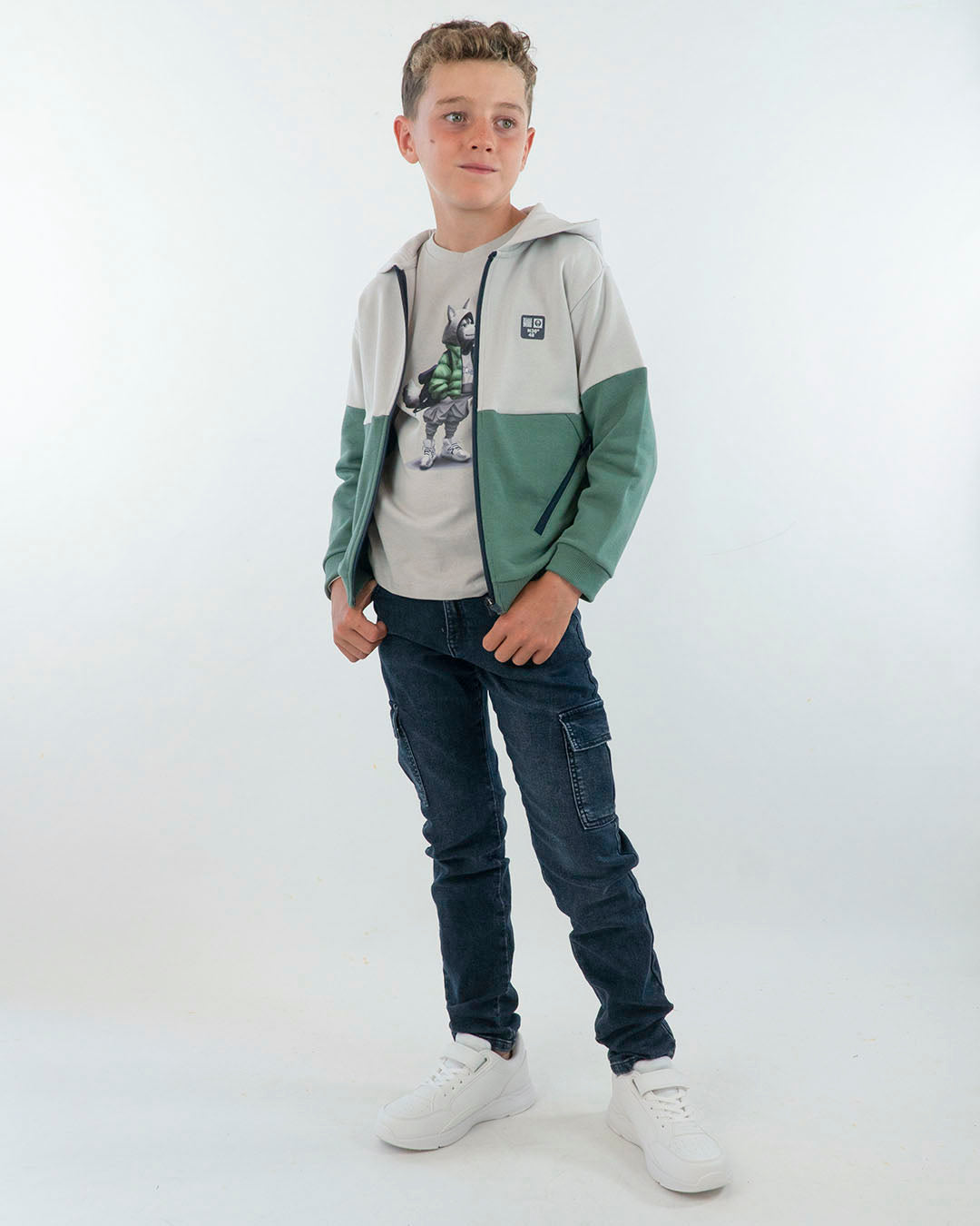 Jeans cargo in soft denim MAYORAL