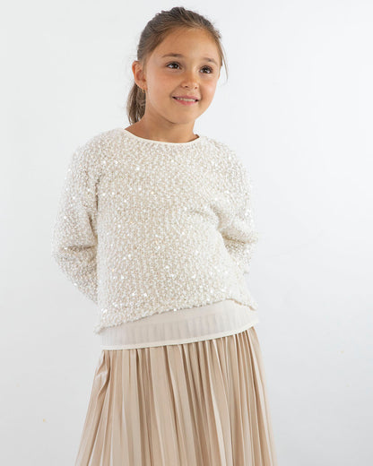 Abito 2 pz. con camicia in pailettes MAYORAL