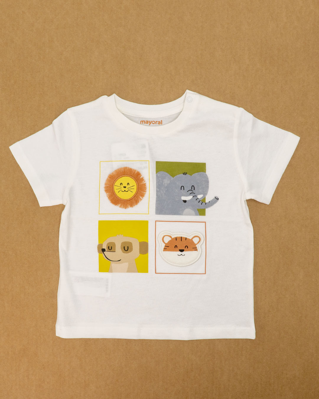T-shirt manica corta con animali MAYORAL