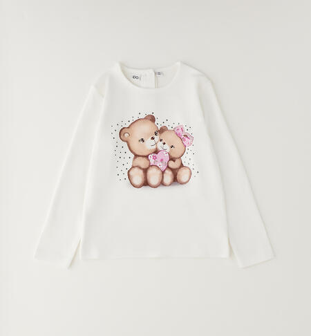 T-shirt con orsetti e strass art.4.H353-0112 I DO