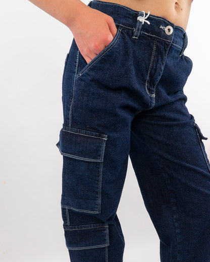 Jeans cargo a gamba larga  I DO