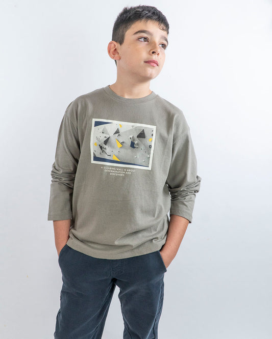 T-shirt manica lunga con climbing wall MAYORAL