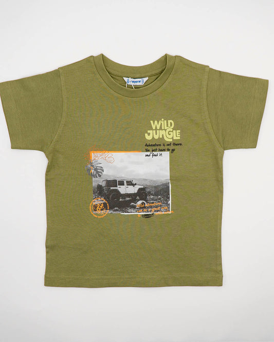 T-shirt manica corta wild jungle