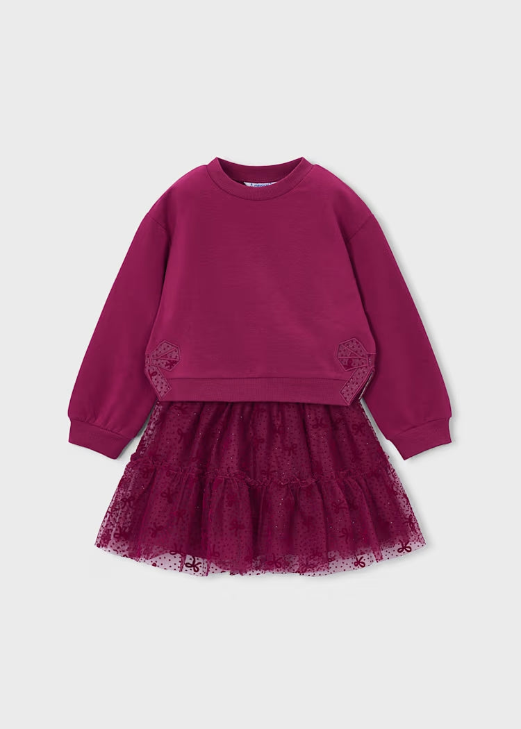 Completo con gonna in tulle art.4.934-60 MAYORAL
