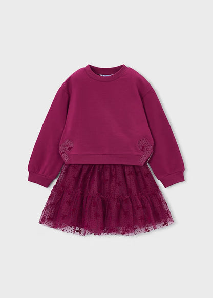 Completo con gonna in tulle art.4.934-60 MAYORAL