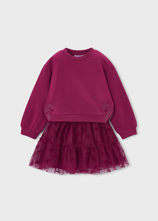 Completo con gonna in tulle art.4.934-60 MAYORAL