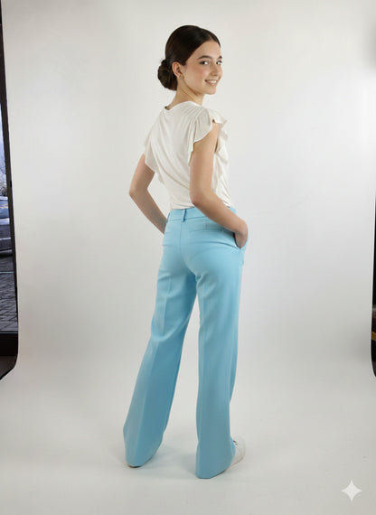 Pantaloni eleganti a zampa art. SHARON-72202 KOCCA