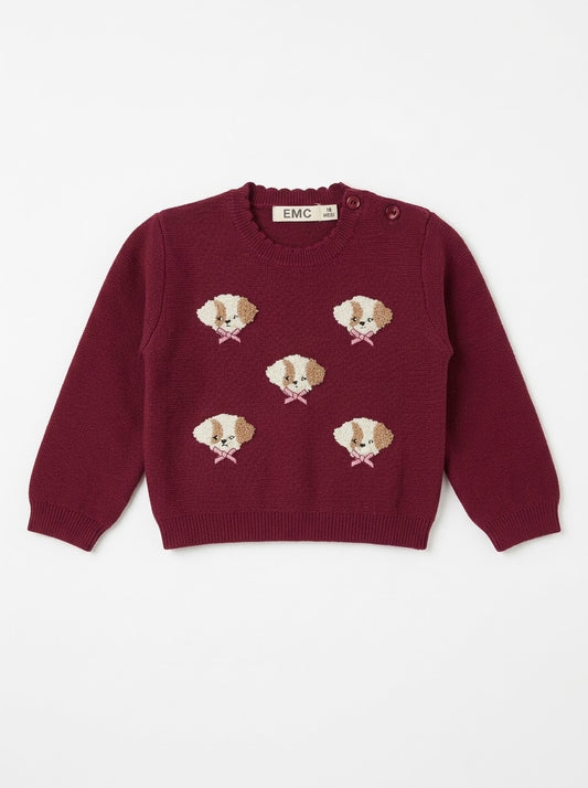 Maglione con cagnolini art.CE2358-4581 EMC
