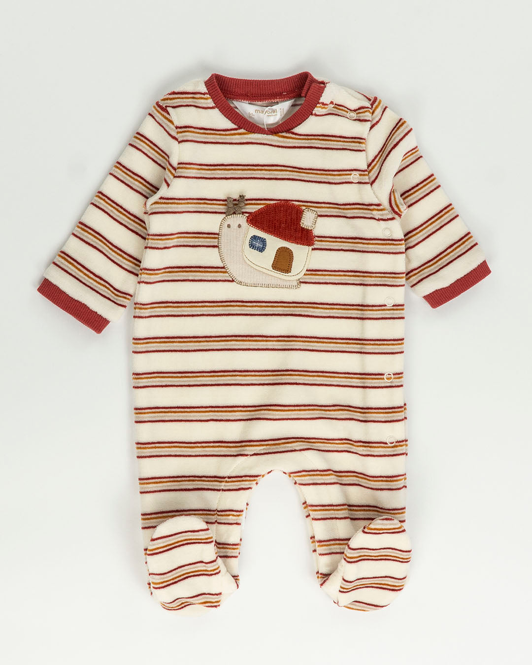 Tutina in ciniglia rigata con lumaca MAYORAL