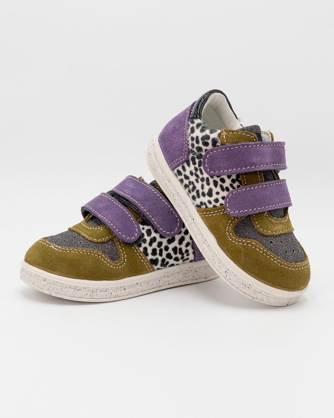 Scarpe in pelle con inserto animalier PRIMIGI