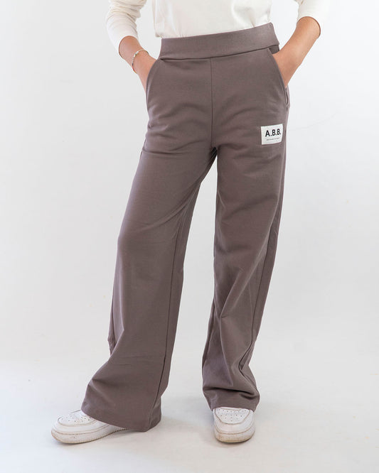 Pantaloni felpati a gamba larga con tasche I DO