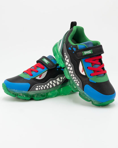Scarpa stampa squalo, luci e strappo PRIMIGI