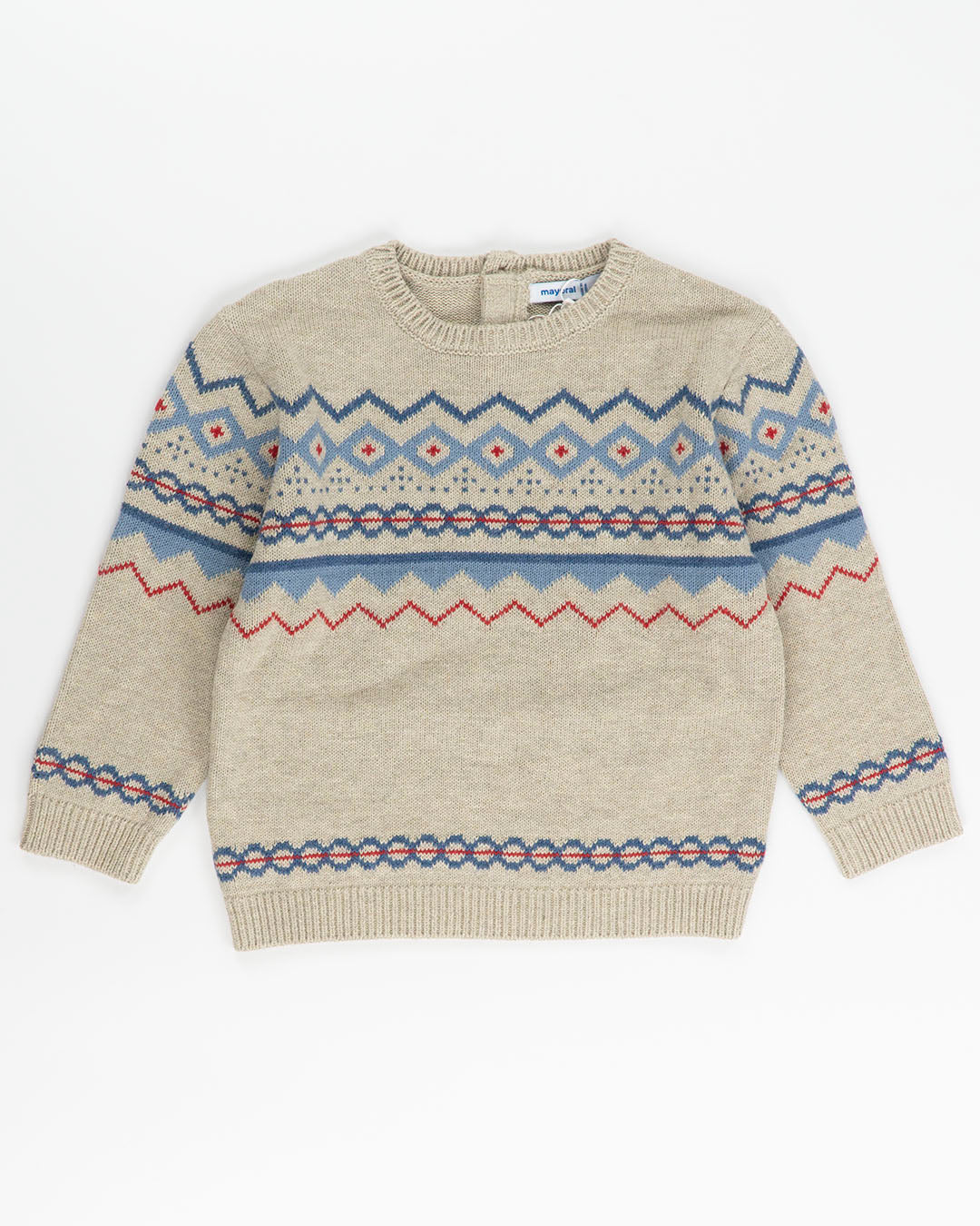 Maglione misto lana con disegni geometrici MAYORAL