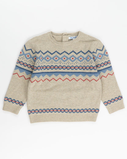 Maglione misto lana con disegni geometrici MAYORAL