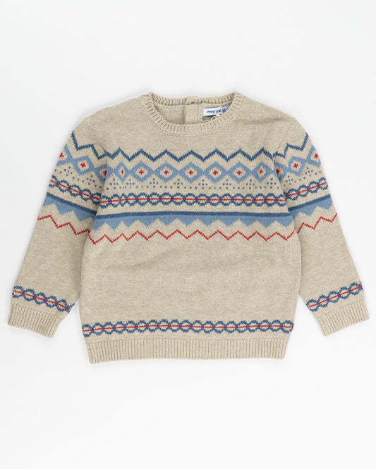 Maglione misto lana con disegni geometrici MAYORAL