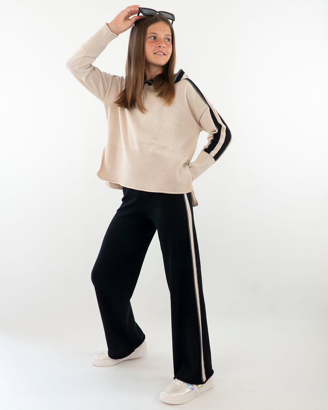 Completo 2 pz. in tricot con cappuccio MAYORAL