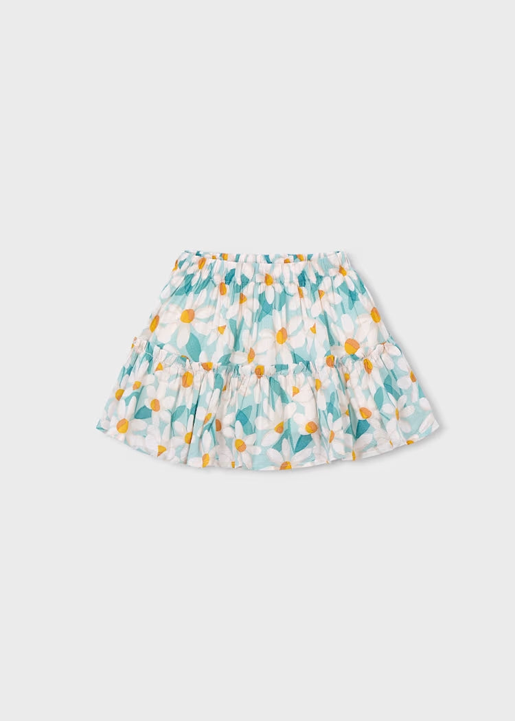 Gonna a fiori con pantaloncino art.3903-65 MAYORAL