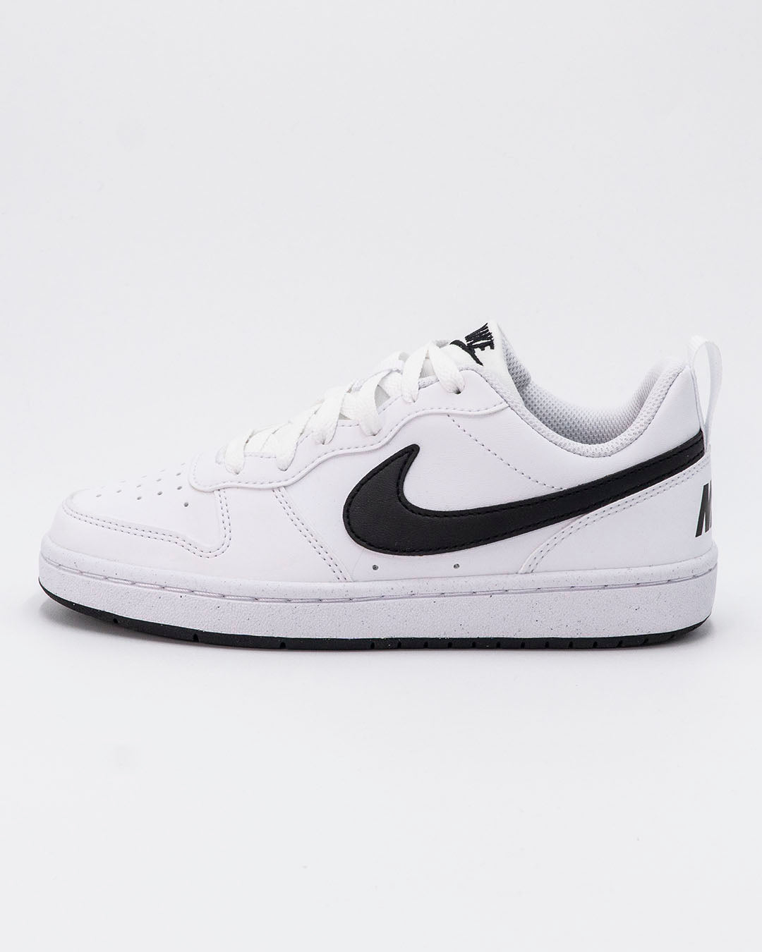 Scarpe bianche con swoosh nero NIKE