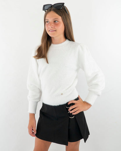 Maglione corto con pelo MAYORAL