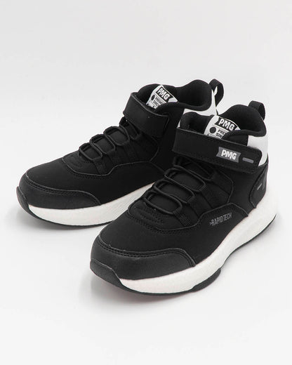 Scarpe alte con laccio elastico e strappo