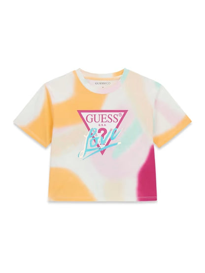 T-shirt fantasia tropical J6GI03 K6YW4-P33Y GUESS