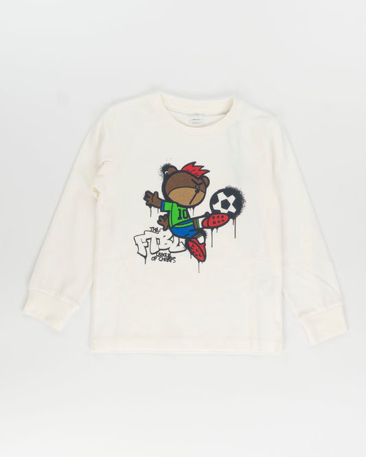 T-shirt manica lunga con calciatore I DO