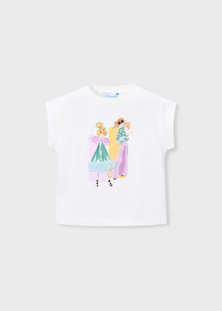 T-shirt con pailettes art.3005-77 MAYORAL