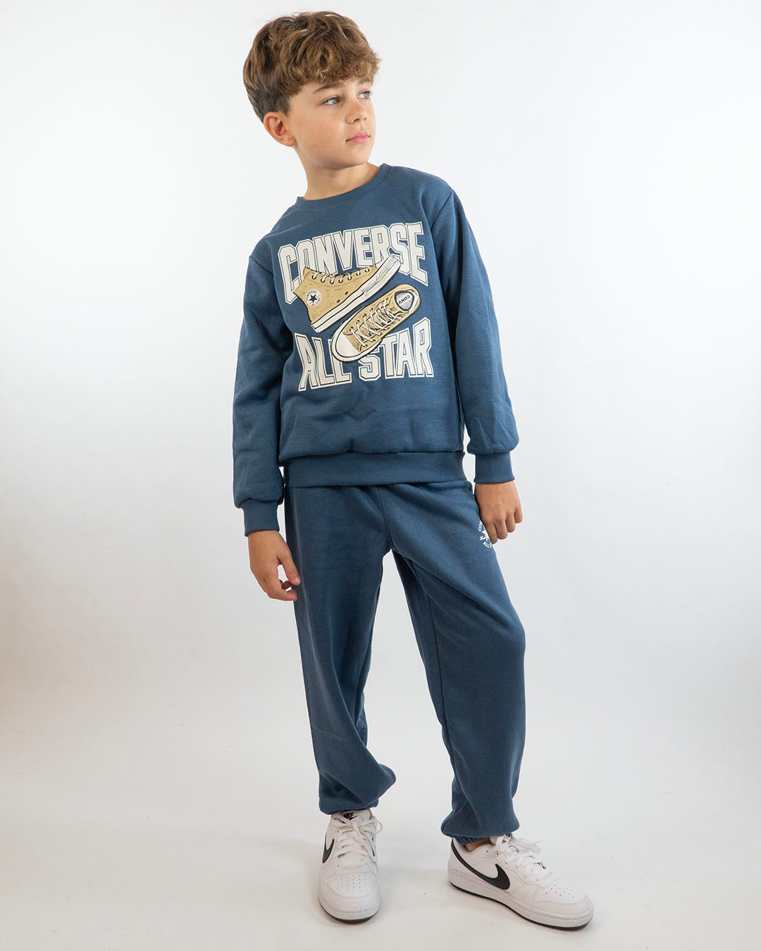 Tuta 2 pezzi felpata con stampa in rilievoCONVERSE