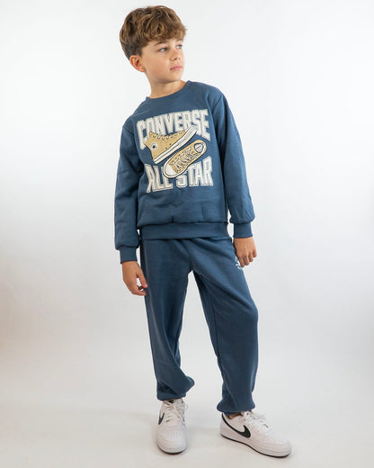 Tuta 2 pezzi felpata con stampa in rilievoCONVERSE