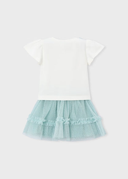 Completo con gonna in tulle art.3946-80 MAYORAL