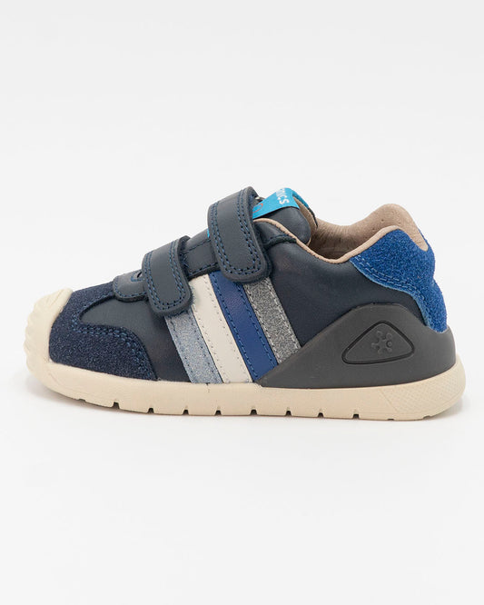 Scarpe primipassi con righine colorate BIOMECANICS