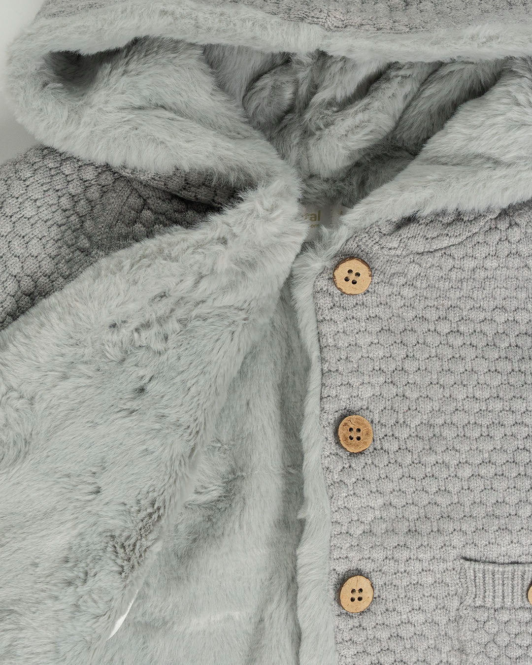 Giacca in maglia foderata in pelo MAYORAL