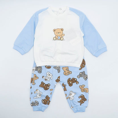 Completo 2 pz. in cotone con animaletti MAYORAL