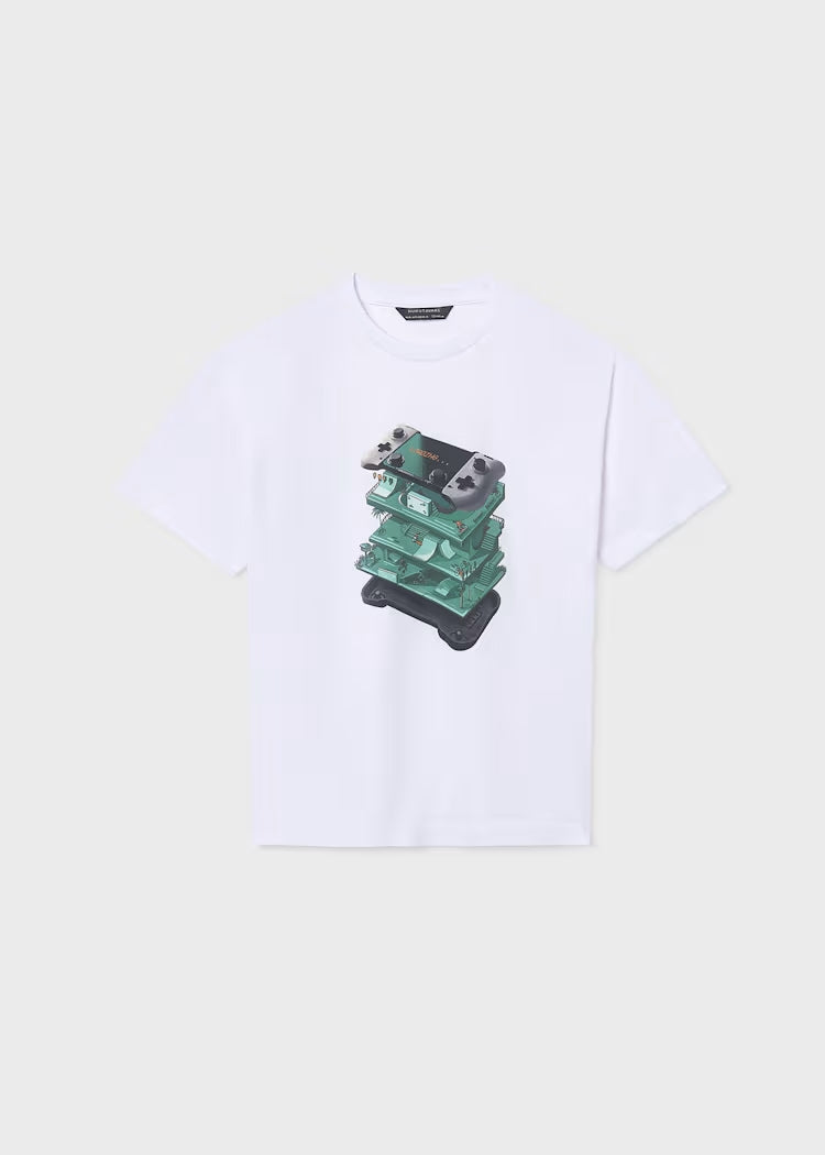 T-shirt in cotone con joystick art.6033-19 MAYORAL